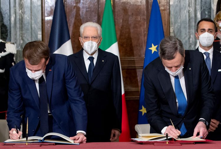 France, Italy, 2021, European Union, Quirinal Treaty
